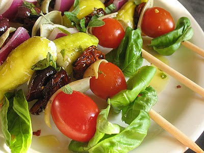 Skewered Greek Salad