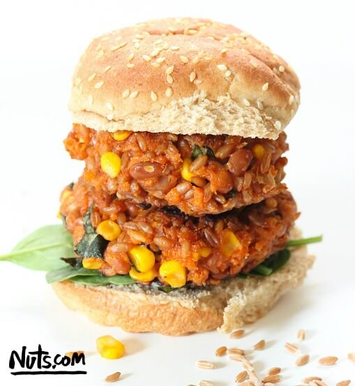 Nutritious Farro Veggie Burger Recipe