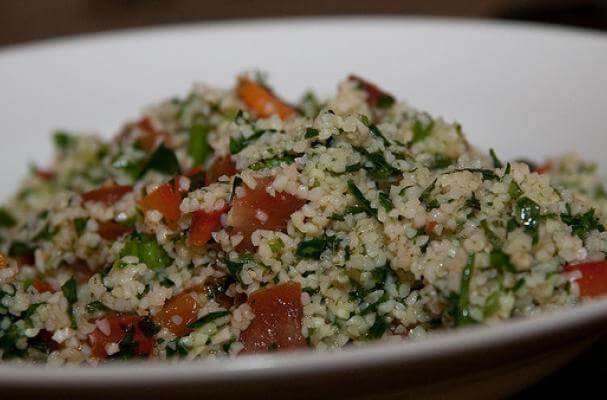 Tabbouleh with sun-dried tomatoes