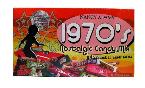 1970's Retro Candy Box