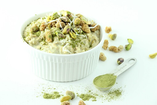 Healthy Moringa Oatmeal Recipe {Gluten-Free, Vegan}