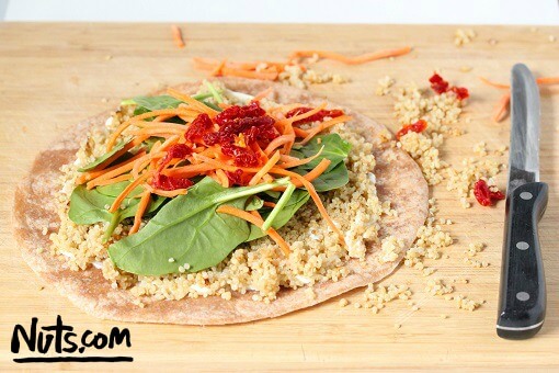 quinoa-veggie-wrap-filling