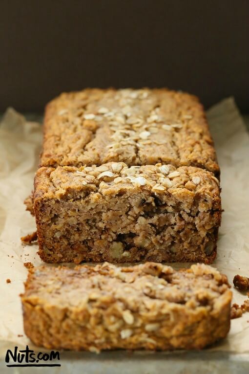 Gluten Free Banana Bread Recipe - The Nutty Scoop from Nuts.com