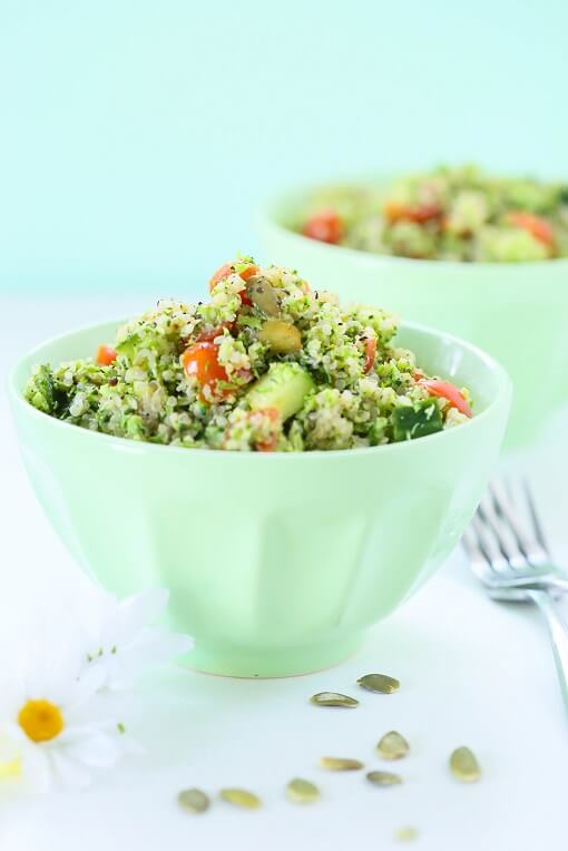 Broccoli Quinoa Salad Recipe {Gluten-Free}