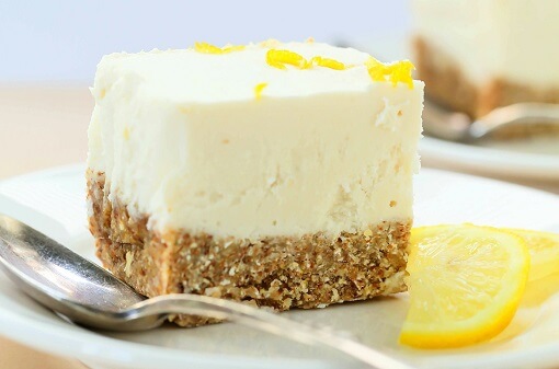 No-Bake Lemon Cheesecake Bites {gluten-free, vegan}