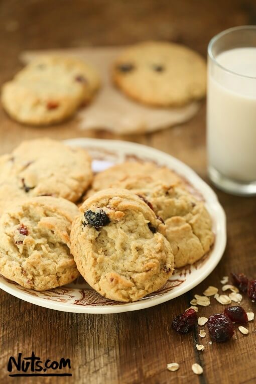 Cranberry Almond Flour Cookies Recipe {Gluten-Free}