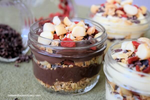 Tailgating Mini Parfaits from Blessed Beyond Crazy