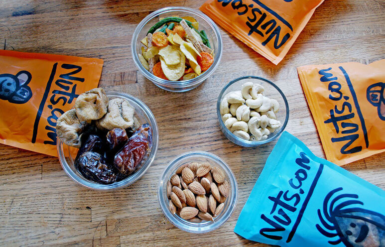 Figs, dates, almonds, cashews, and veggie chips make great pre- or post-run snacks for quick, low-intensity workouts.