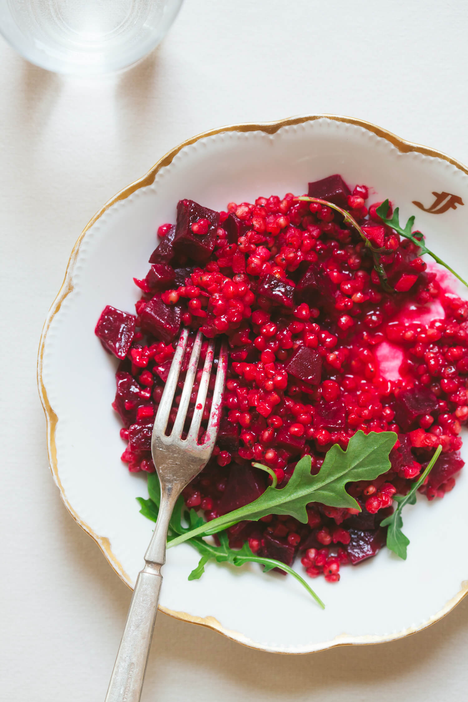 Sorghum Beet Risotto